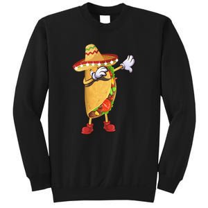 Dabbing Taco Cinco De Mayo Funny Mexican Food Dab Sweatshirt