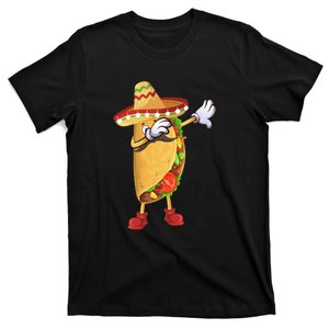 Dabbing Taco Cinco De Mayo Funny Mexican Food Dab T-Shirt