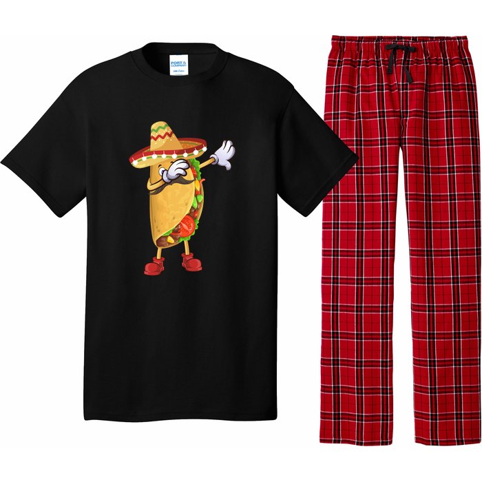 Dabbing Taco Cinco De Mayo Funny Mexican Food Dab Pajama Set