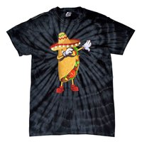 Dabbing Taco Cinco De Mayo Funny Mexican Food Dab Tie-Dye T-Shirt