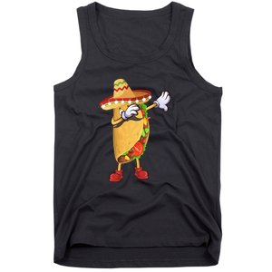 Dabbing Taco Cinco De Mayo Funny Mexican Food Dab Tank Top