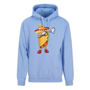 Dabbing Taco Cinco De Mayo Funny Mexican Food Dab Unisex Surf Hoodie