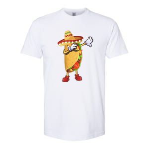 Dabbing Taco Cinco De Mayo Funny Mexican Food Dab Softstyle CVC T-Shirt