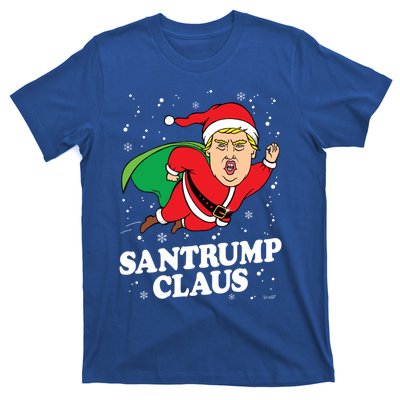 Donald Trump Christmas Gift Funny Santa Hat Gift Funny Gift T-Shirt