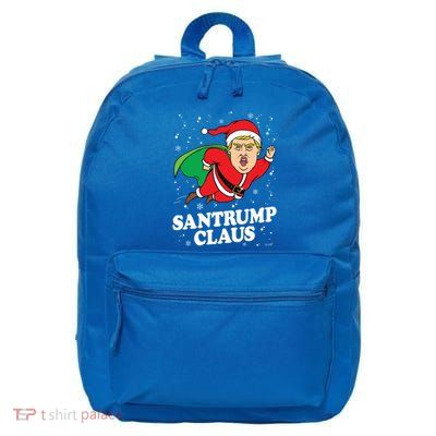 Donald Trump Christmas Gift Funny Santa Hat Gift Funny Gift 16 in Basic Backpack