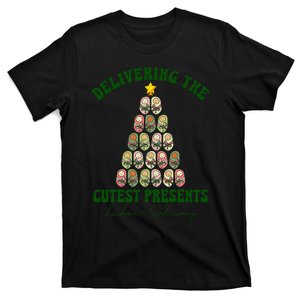 Delivering The Cutest Presents L D Nurse Christmas Tree T-Shirt