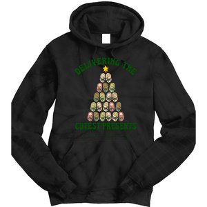 Delivering The Cutest Presents L D Nurse Christmas Tree Tie Dye Hoodie