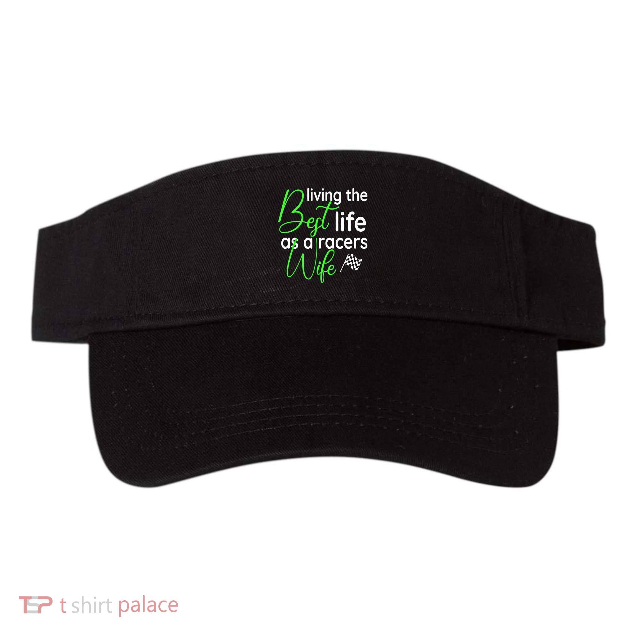 Dirt Track Car Racing Living The Best Life As A Racers Wife Cool Gift Visor