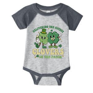 Delivering The Cutest Clovers In The Patch Labor Delivery Gift Infant Baby Jersey Bodysuit