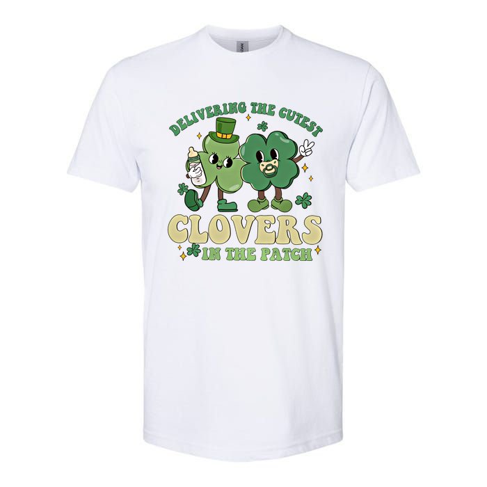 Delivering The Cutest Clovers In The Patch Labor Delivery Gift Softstyle CVC T-Shirt