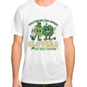 Delivering The Cutest Clovers In The Patch Labor Delivery Gift Adult ChromaSoft Performance T-Shirt