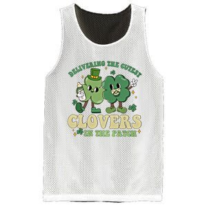 Delivering The Cutest Clovers In The Patch Labor Delivery Gift Mesh Reversible Basketball Jersey Tank