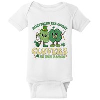 Delivering The Cutest Clovers In The Patch Labor Delivery Gift Baby Bodysuit