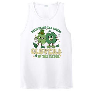 Delivering The Cutest Clovers In The Patch Labor Delivery Gift PosiCharge Competitor Tank