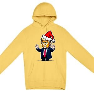 Donald Trump Christmas For Dads & Women Christmas Trump Premium Pullover Hoodie