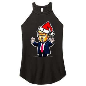 Donald Trump Christmas For Dads & Women Christmas Trump Women's Perfect Tri Rocker Tank