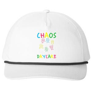 Daycare Teacher Crew Some Call It Chaos We Call It Daycare Snapback Five-Panel Rope Hat