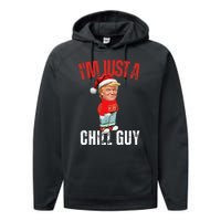 Donald Trump Christmas – Chill Meme Guy Performance Fleece Hoodie