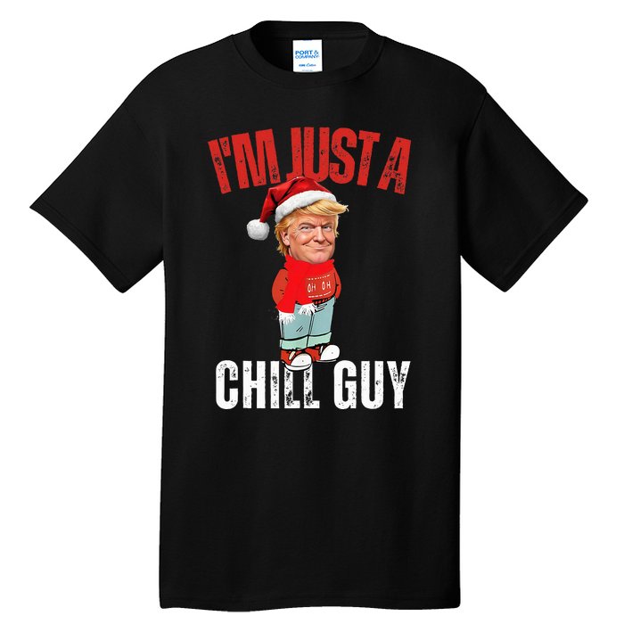 Donald Trump Christmas – Chill Meme Guy Tall T-Shirt