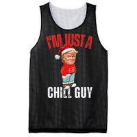 Donald Trump Christmas – Chill Meme Guy Mesh Reversible Basketball Jersey Tank