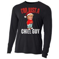 Donald Trump Christmas – Chill Meme Guy Cooling Performance Long Sleeve Crew