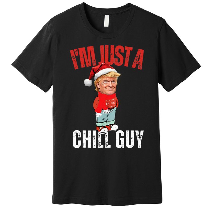 Donald Trump Christmas – Chill Meme Guy Premium T-Shirt