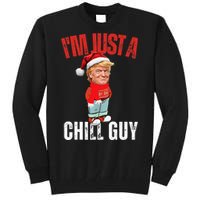 Donald Trump Christmas – Chill Meme Guy Tall Sweatshirt