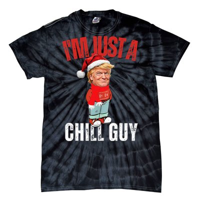 Donald Trump Christmas – Chill Meme Guy Tie-Dye T-Shirt