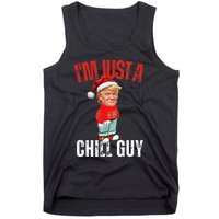 Donald Trump Christmas – Chill Meme Guy Tank Top