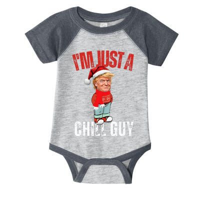 Donald Trump Christmas – Chill Meme Guy Infant Baby Jersey Bodysuit