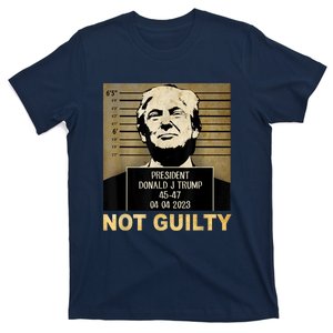 Donal Trump Campaig Releases Mugshot Not Guilty T-Shirt