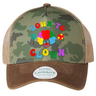Down To Clown Clowncore Aesthetic Legacy Tie Dye Trucker Hat