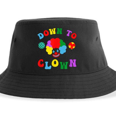 Down To Clown Clowncore Aesthetic Sustainable Bucket Hat