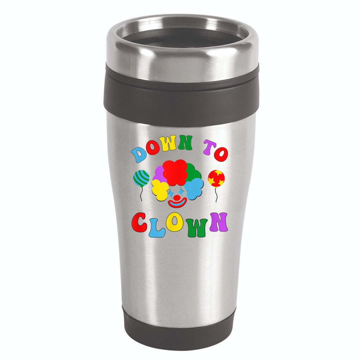 Down To Clown Clowncore Aesthetic 16oz Travel Tumbler