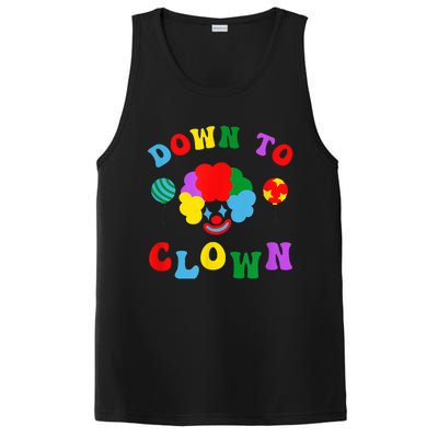 Down To Clown Clowncore Aesthetic PosiCharge Competitor Tank