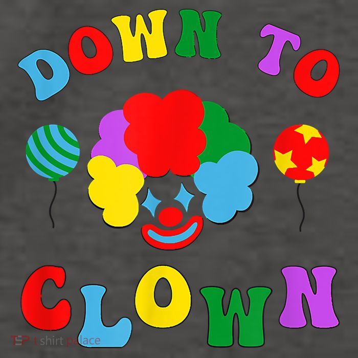 Down To Clown Clowncore Aesthetic Vector Backpack