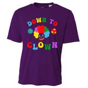 Down To Clown Clowncore Aesthetic Cooling Performance Crew T-Shirt