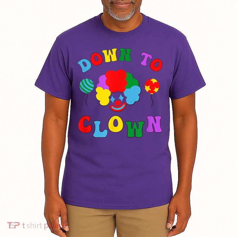 Down To Clown Clowncore Aesthetic Tall T-Shirt
