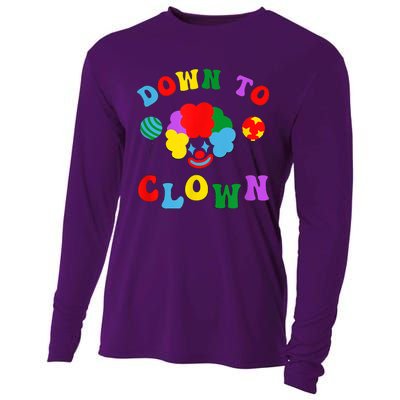 Down To Clown Clowncore Aesthetic Cooling Performance Long Sleeve Crew