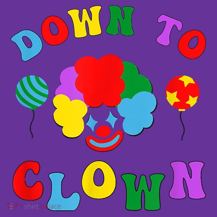 Down To Clown Clowncore Aesthetic Premium T-Shirt