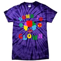 Down To Clown Clowncore Aesthetic Tie-Dye T-Shirt