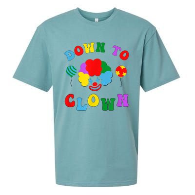 Down To Clown Clowncore Aesthetic Sueded Cloud Jersey T-Shirt