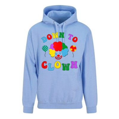 Down To Clown Clowncore Aesthetic Unisex Surf Hoodie