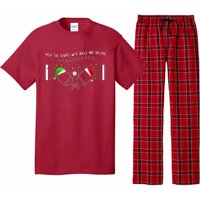 Deck The Courts With Balls And Volleys Fa La La Pickleball Christmas Pajama Set