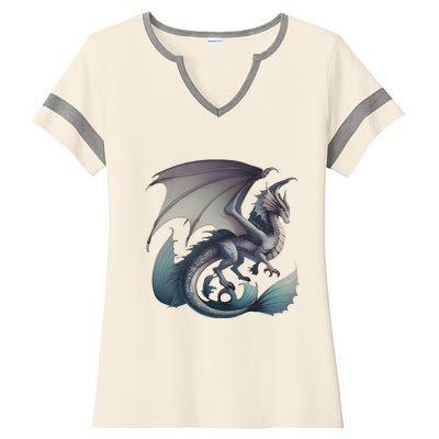 Dragon’S Tail Classic Ladies Halftime Notch Neck Tee