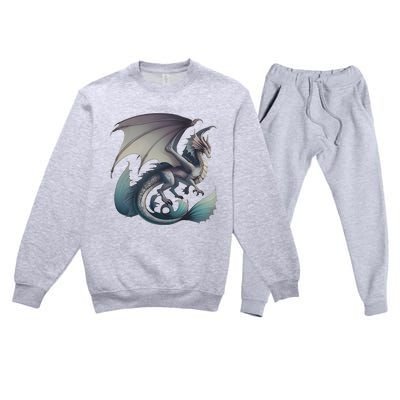 Dragon’S Tail Classic Premium Crewneck Sweatsuit Set