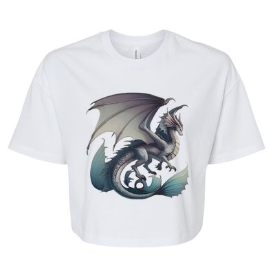 Dragon’S Tail Classic Bella+Canvas Jersey Crop Tee