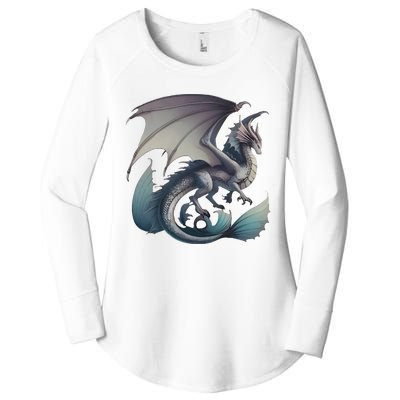 Dragon’S Tail Classic Women's Perfect Tri Tunic Long Sleeve Shirt