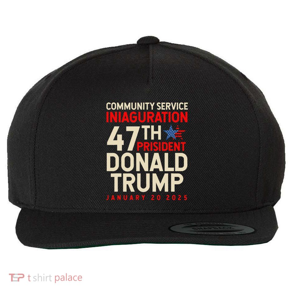 Donald Trump Community Service Inauguration Wool Snapback Cap