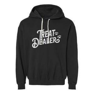 Dog Treat Dealer Funny Humor Dog Owner Dog Treats Dog Lover Garment-Dyed Fleece Hoodie